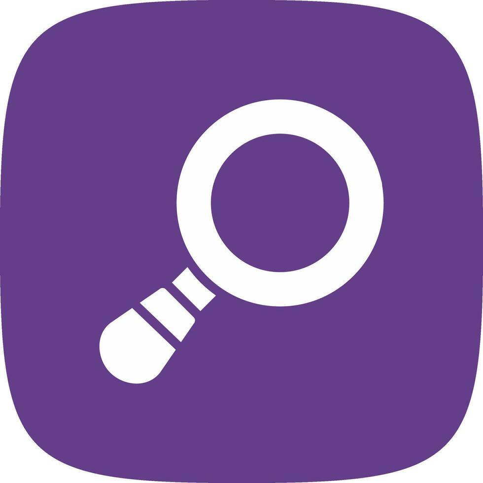 Magnifying Glass Creative Icon Design vector