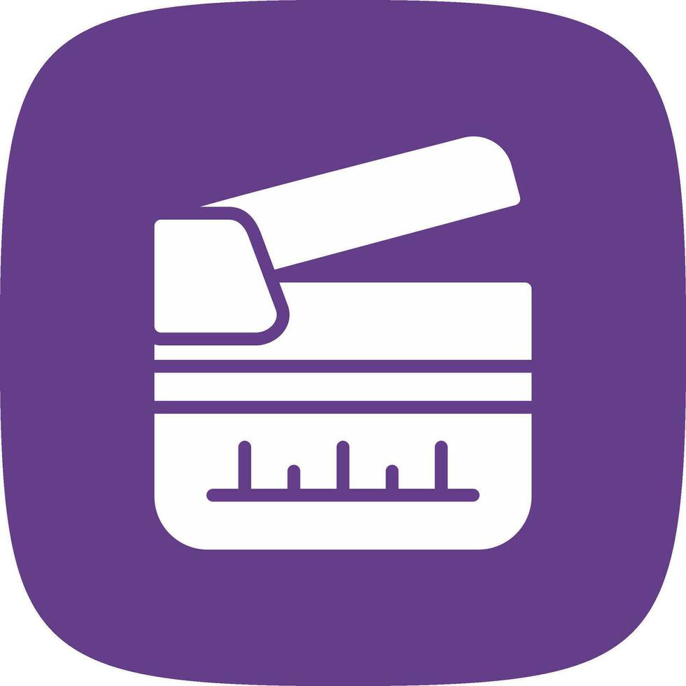 Clapperboard Creative Icon Design vector