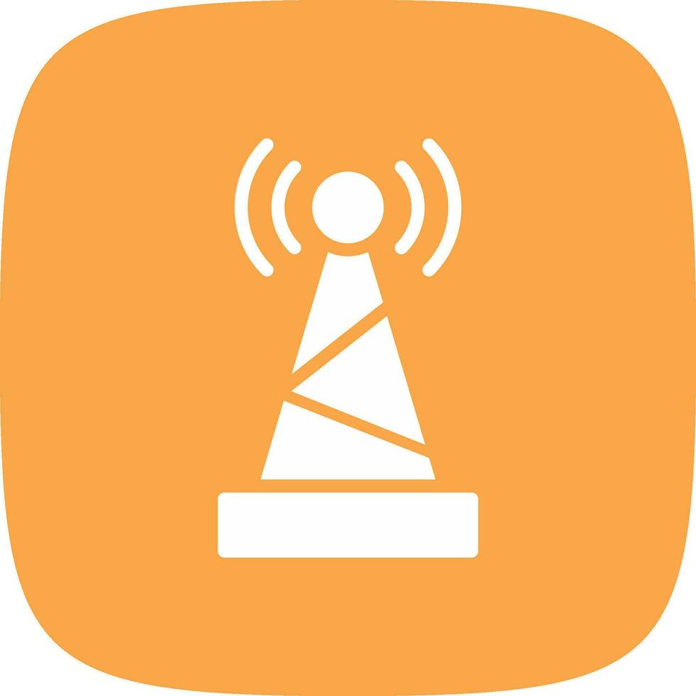 Antenna Creative Icon Design vector