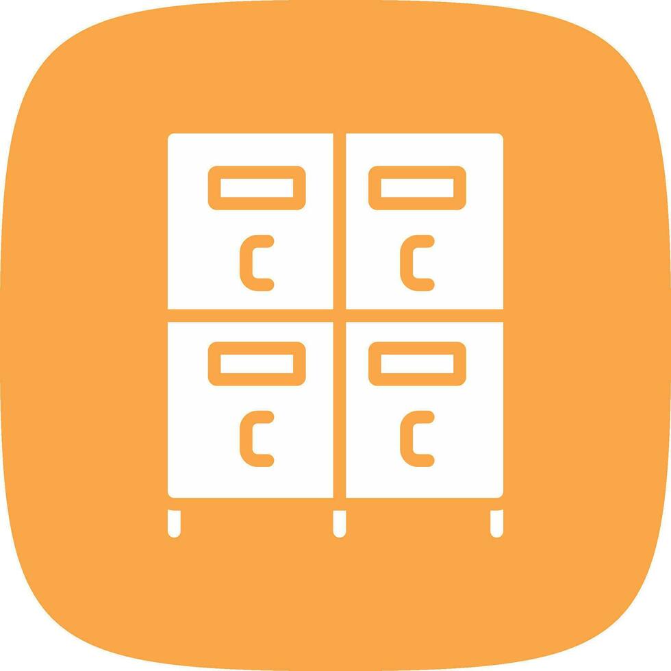 Locker Creative Icon Design vector