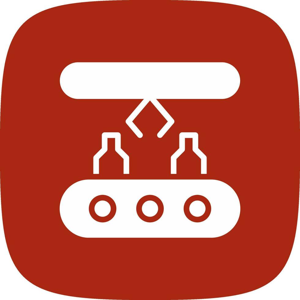 Conveyor Belt Creative Icon Design vector