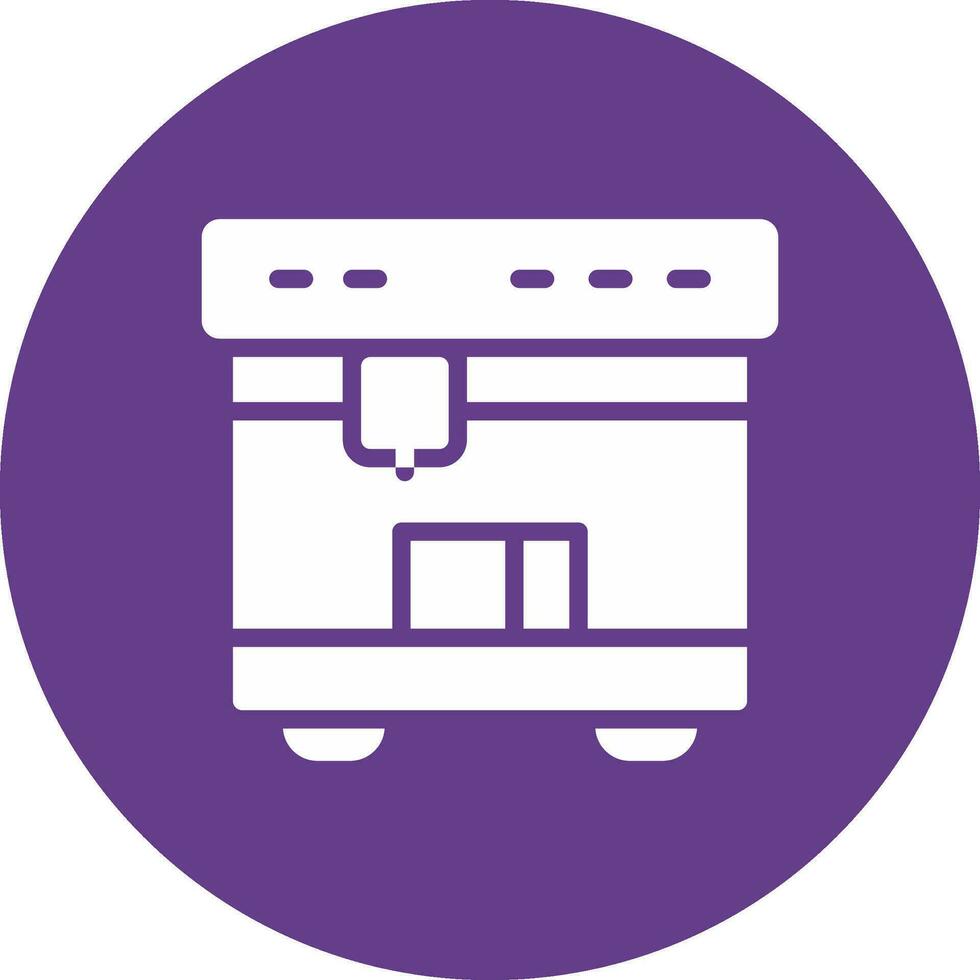 3D Printing Creative Icon Design vector
