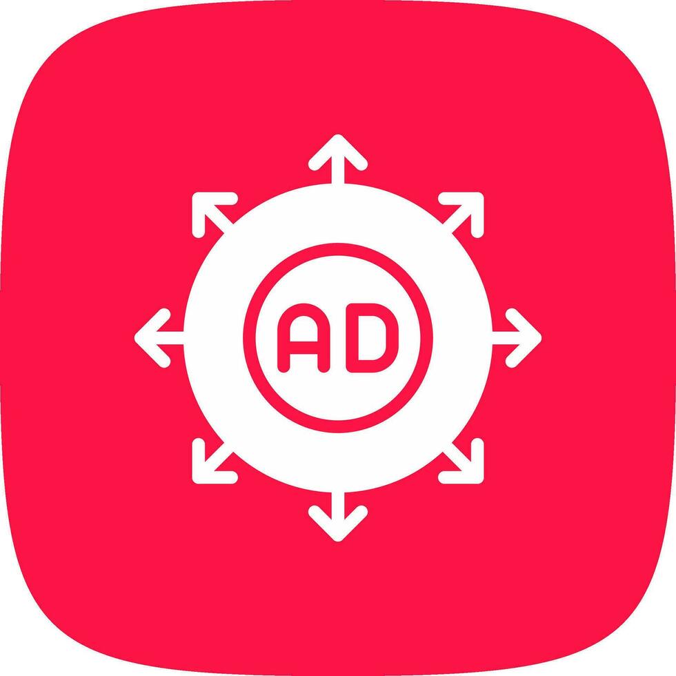 Advertising Submission Creative Icon Design vector