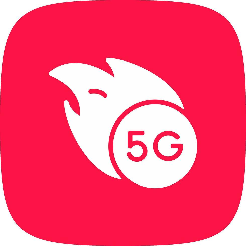 5G Creative Icon Design vector