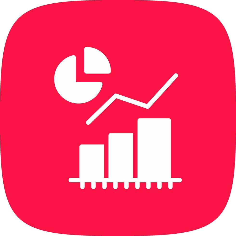 Statistical Analysis Creative Icon Design vector