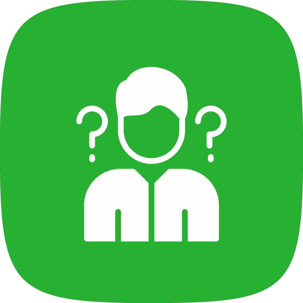 Uncertainty Creative Icon Design vector