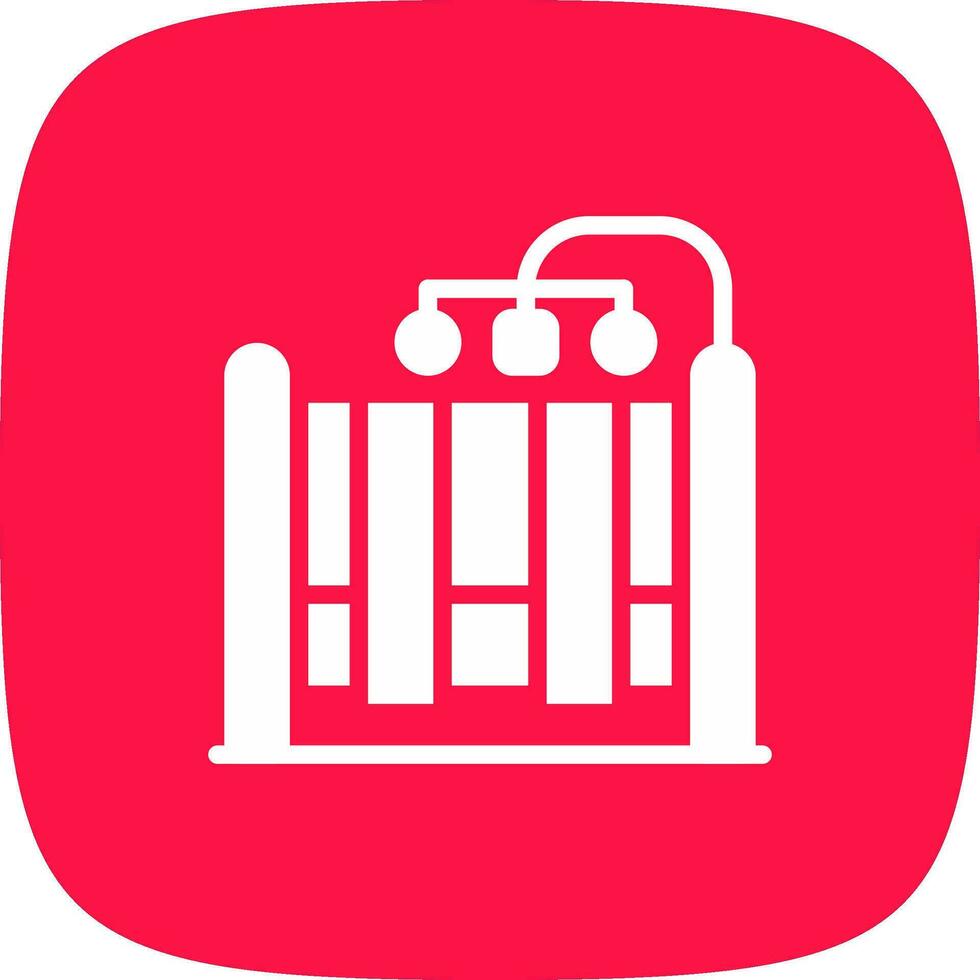 Baby Crib Creative Icon Design vector