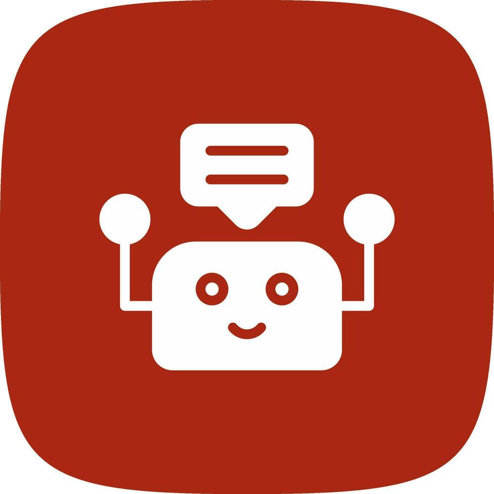 Chatbot Creative Icon Design vector