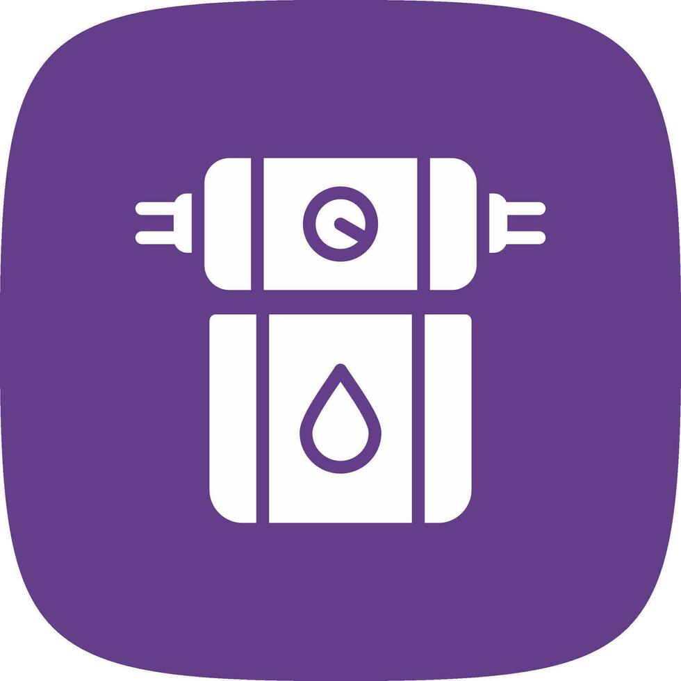 Water Filter Creative Icon Design vector