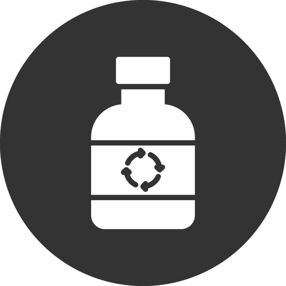 Ecological Bottle Creative Icon Design vector