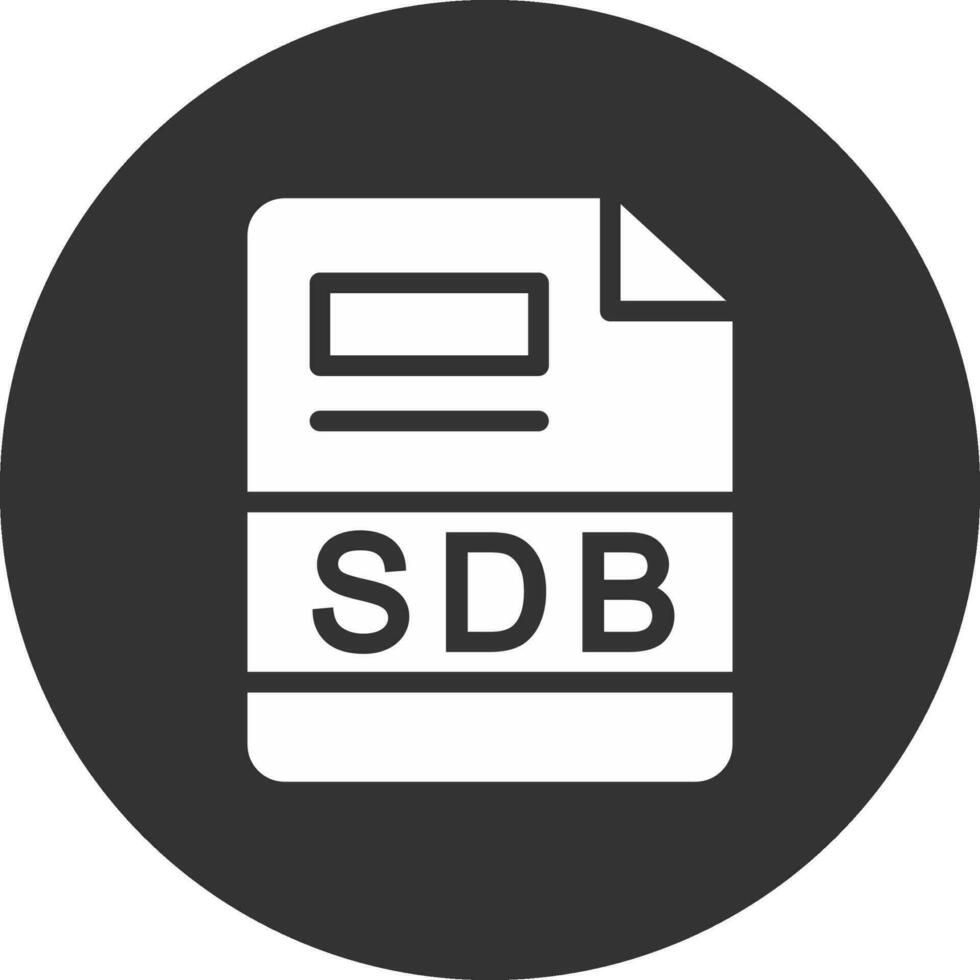 sdb creativo icono diseño vector