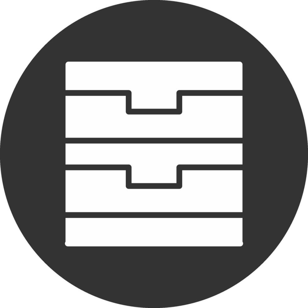 Drawers Creative Icon Design vector