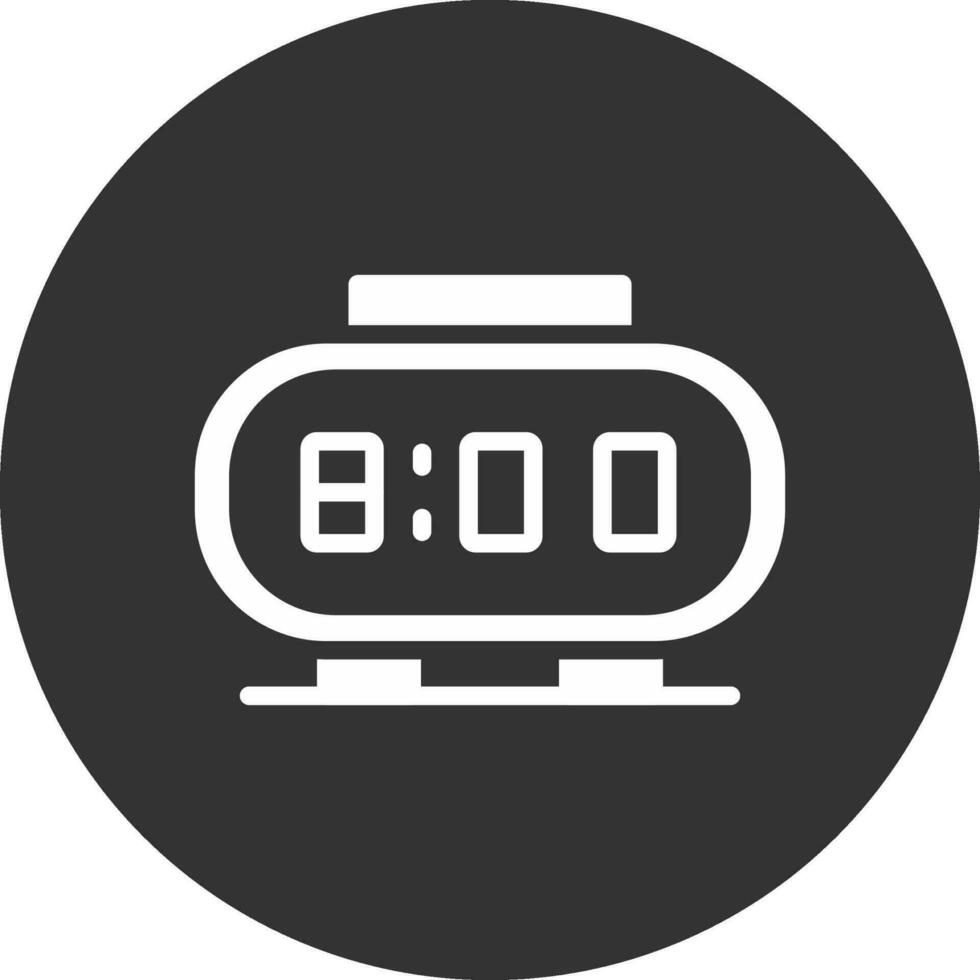 Digital Clock Creative Icon Design vector