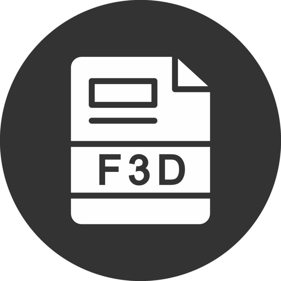 F3D Creative Icon Design vector