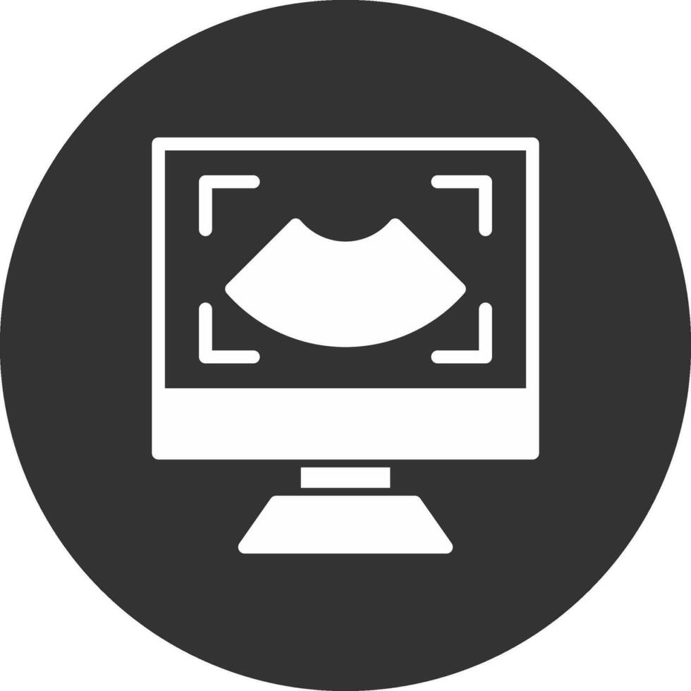 Ultrasound Creative Icon Design vector