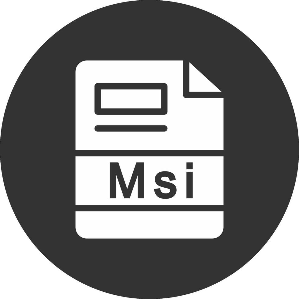 Msi Creative Icon Design vector