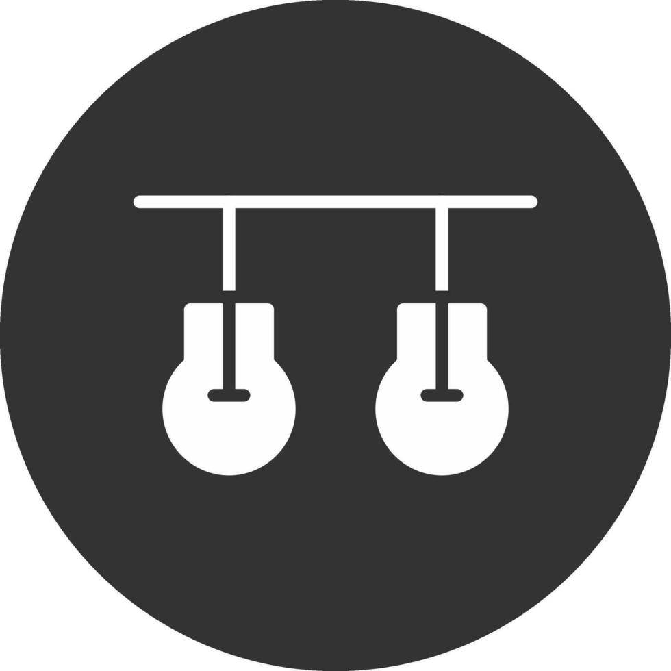 Ceiling Light Creative Icon Design vector