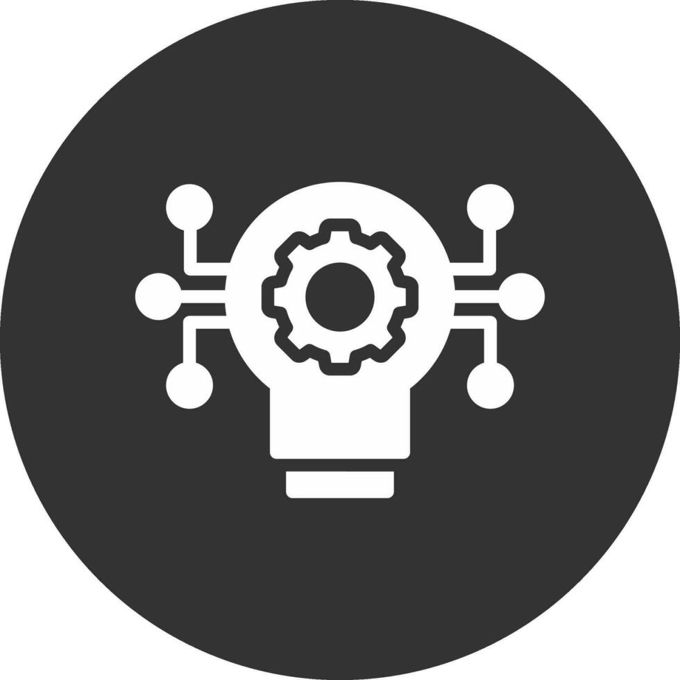 Technology Disruption Creative Icon Design vector