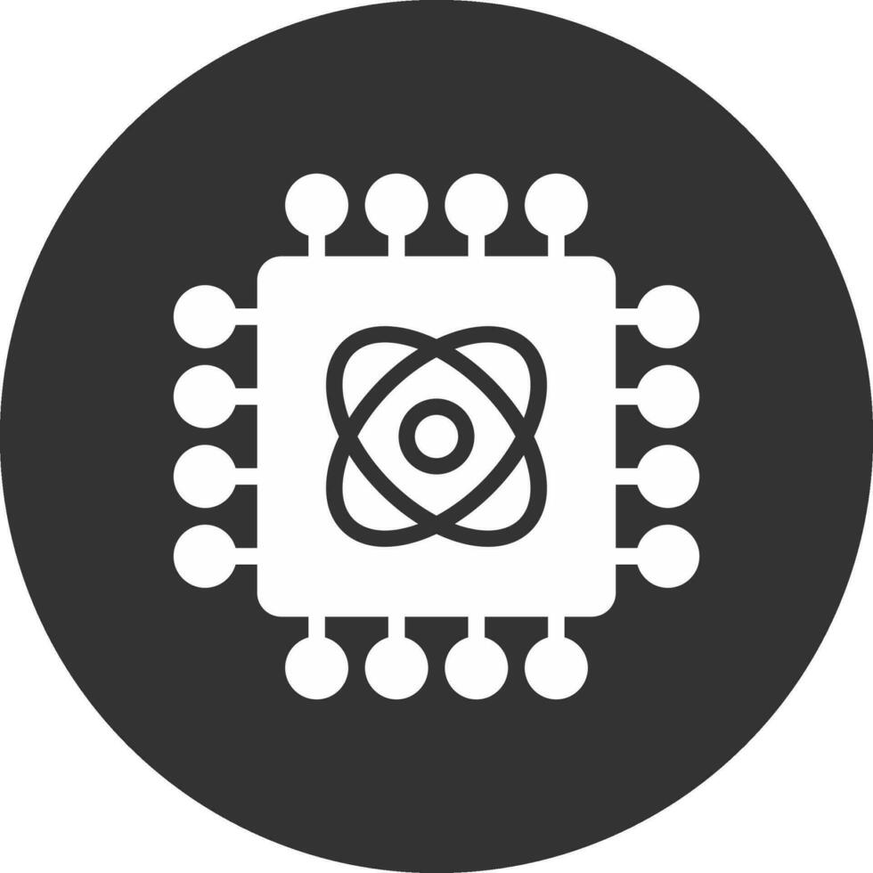 Quantum Technology Creative Icon Design vector