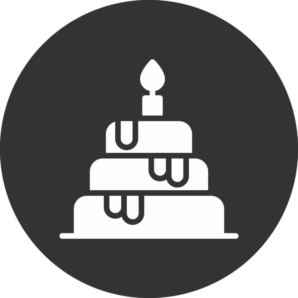 Wedding Cake Creative Icon Design vector