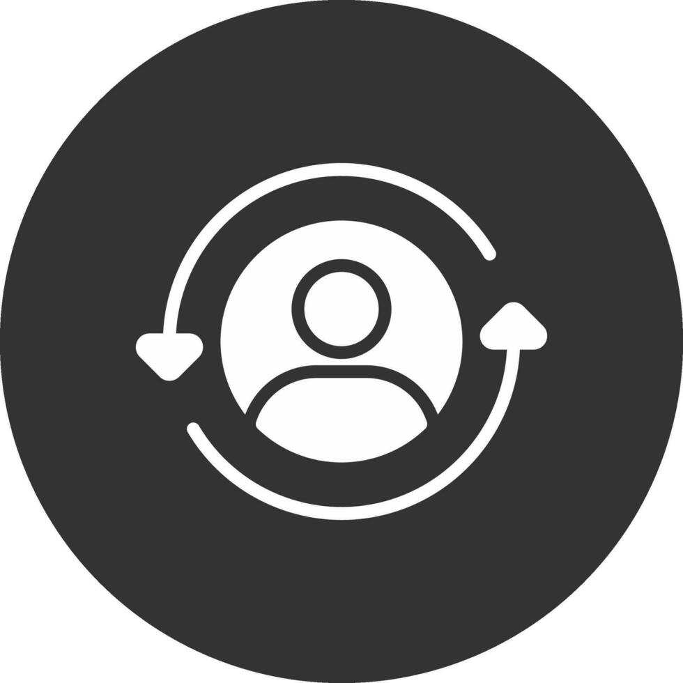 Returning Visitor Creative Icon Design vector