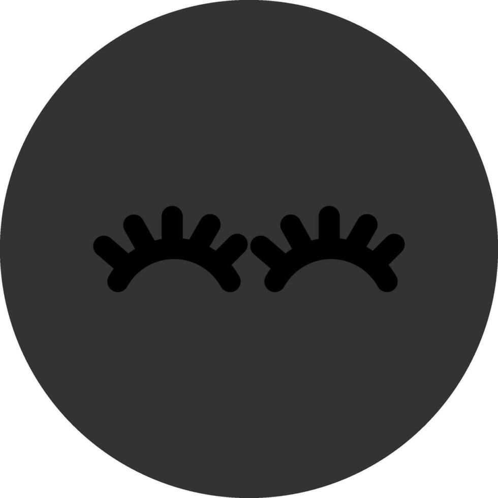 Eyelashes Creative Icon Design vector