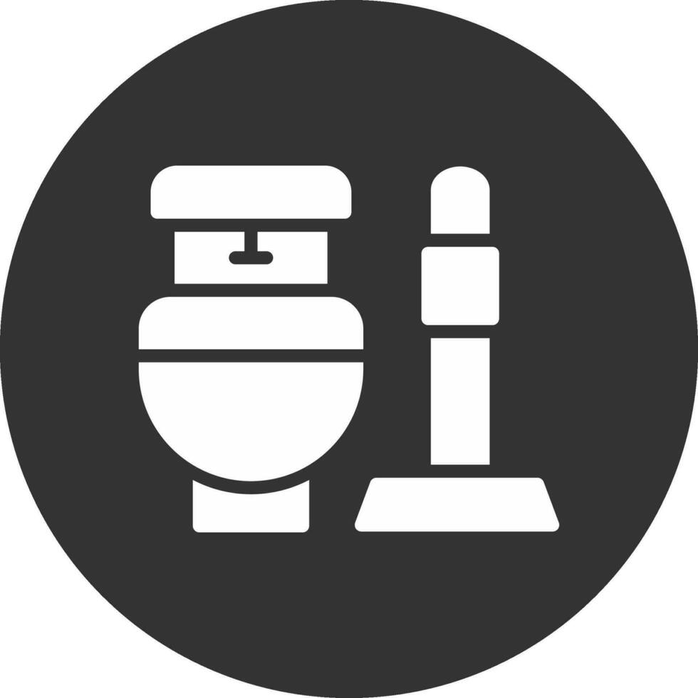 Toilet Creative Icon Design vector