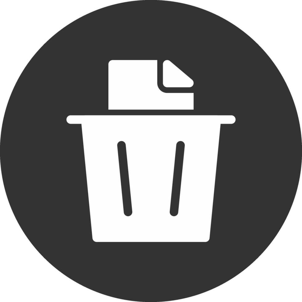 Paper Bin Creative Icon Design vector