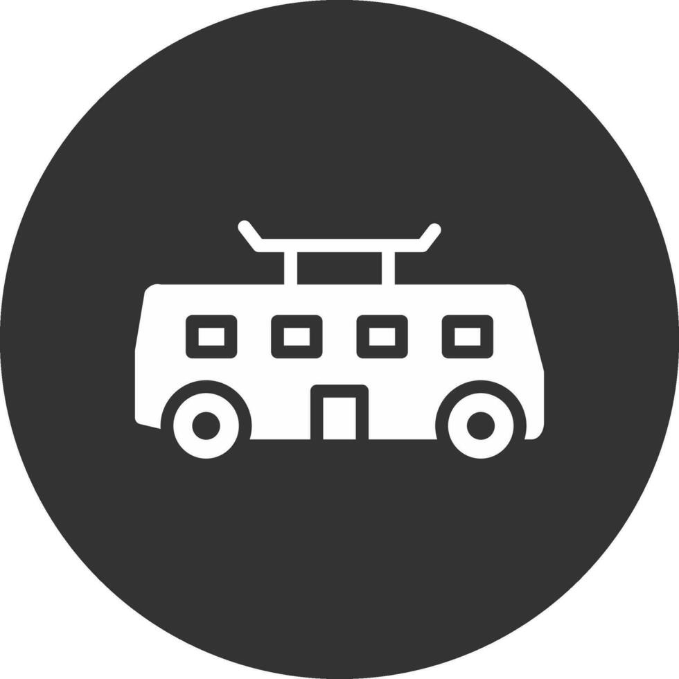 Tramcar Creative Icon Design vector