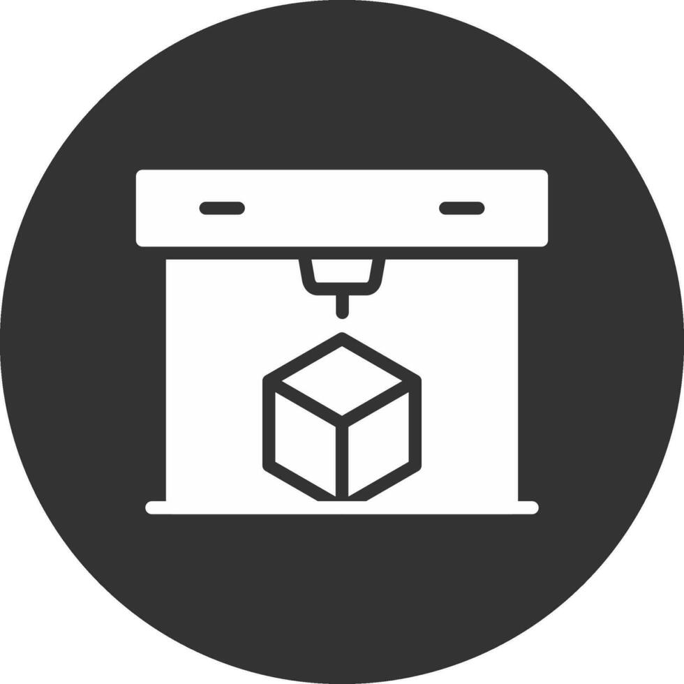 3D Printing Creative Icon Design vector