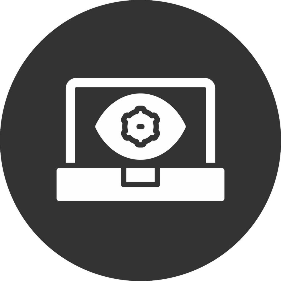 Computer Vision Creative Icon Design vector