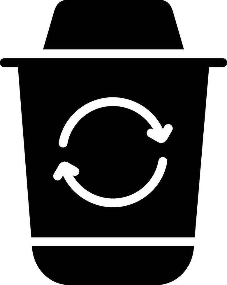 Recycle Bin Creative Icon Design vector