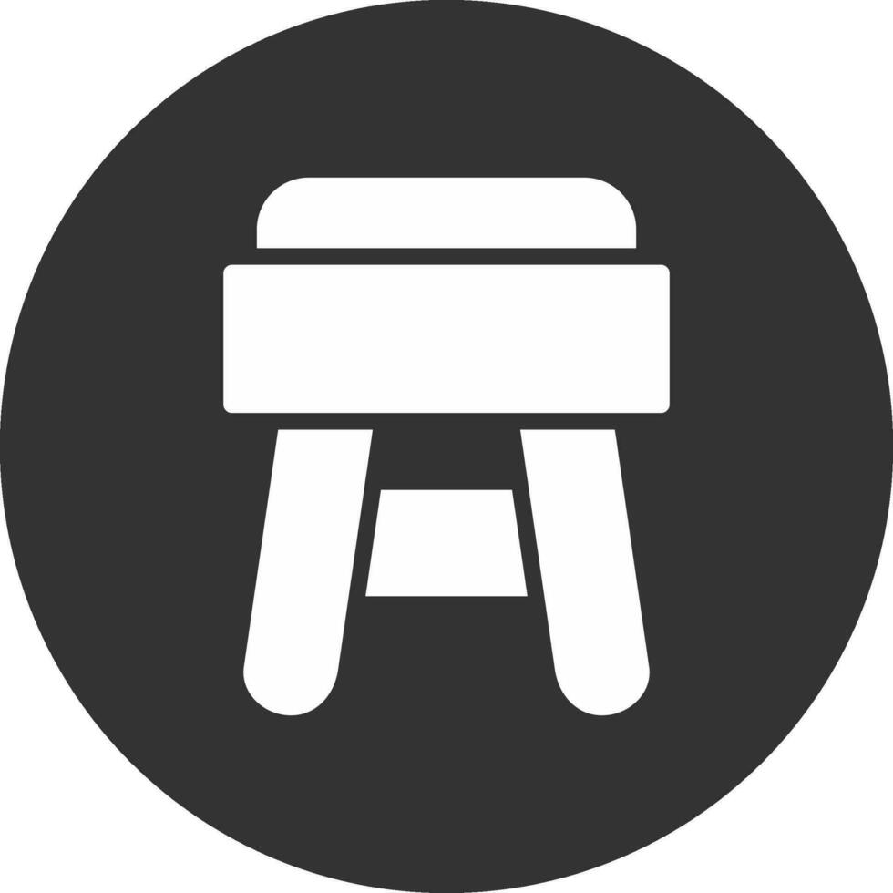 Stool Creative Icon Design vector