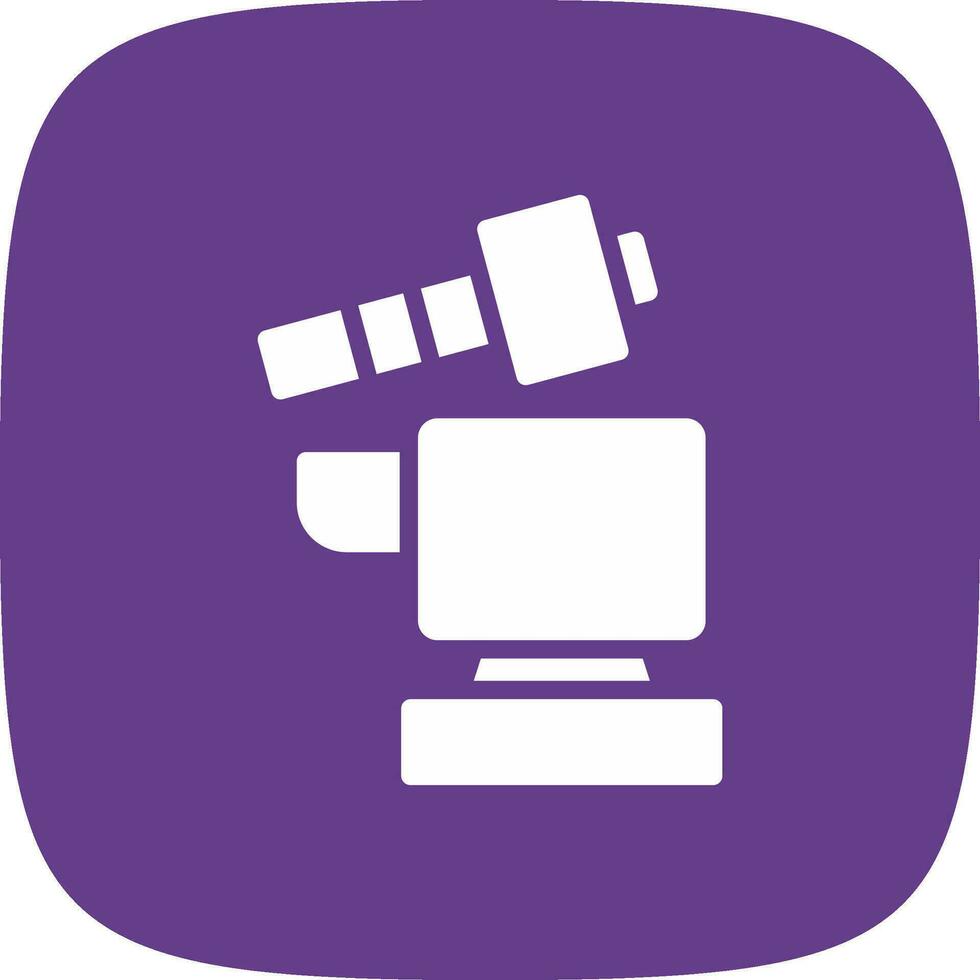Hammer and anvil Creative Icon Design vector