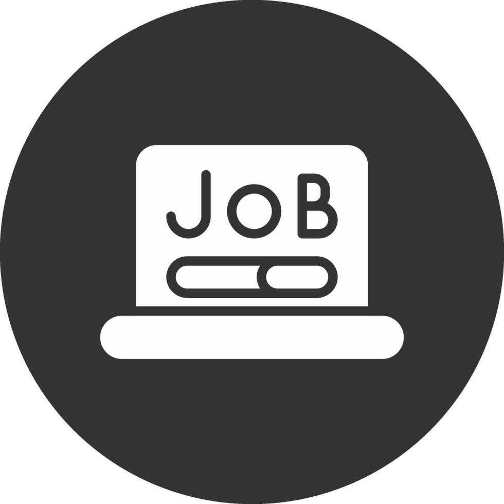 diseño de icono creativo de búsqueda de empleo vector