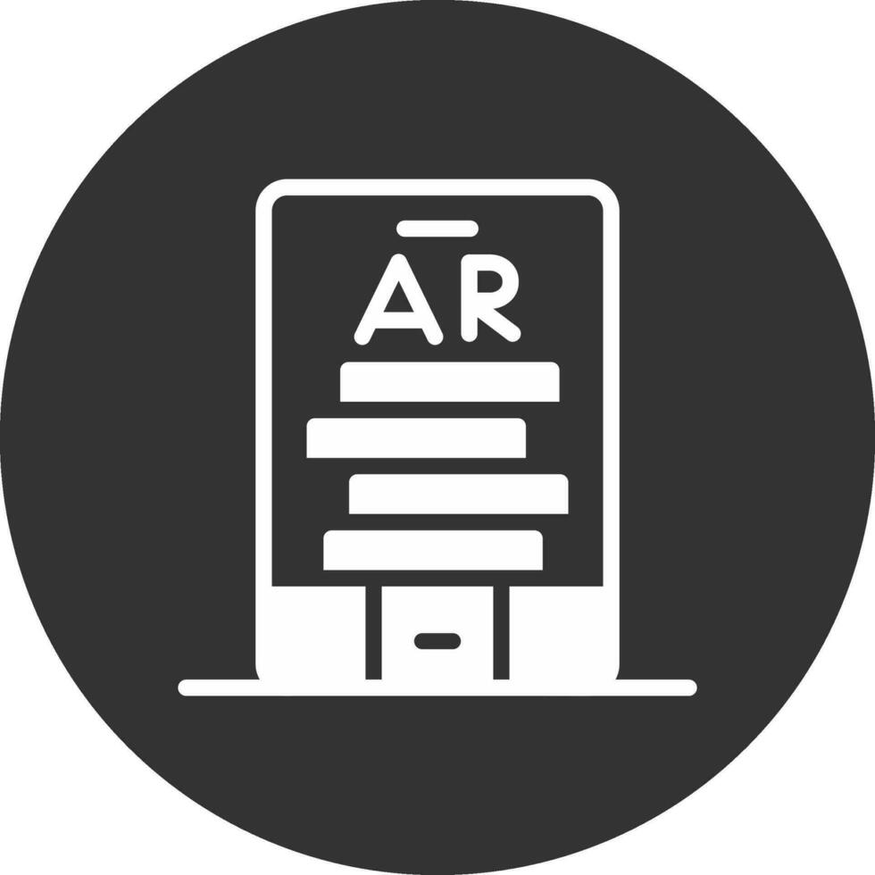 Ar Tumbling Blocks Creative Icon Design vector