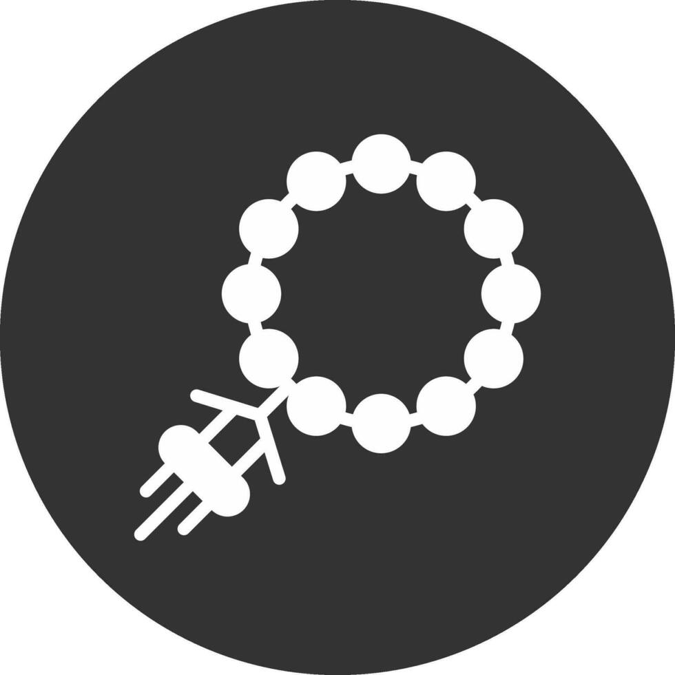 Rosary Creative Icon Design vector