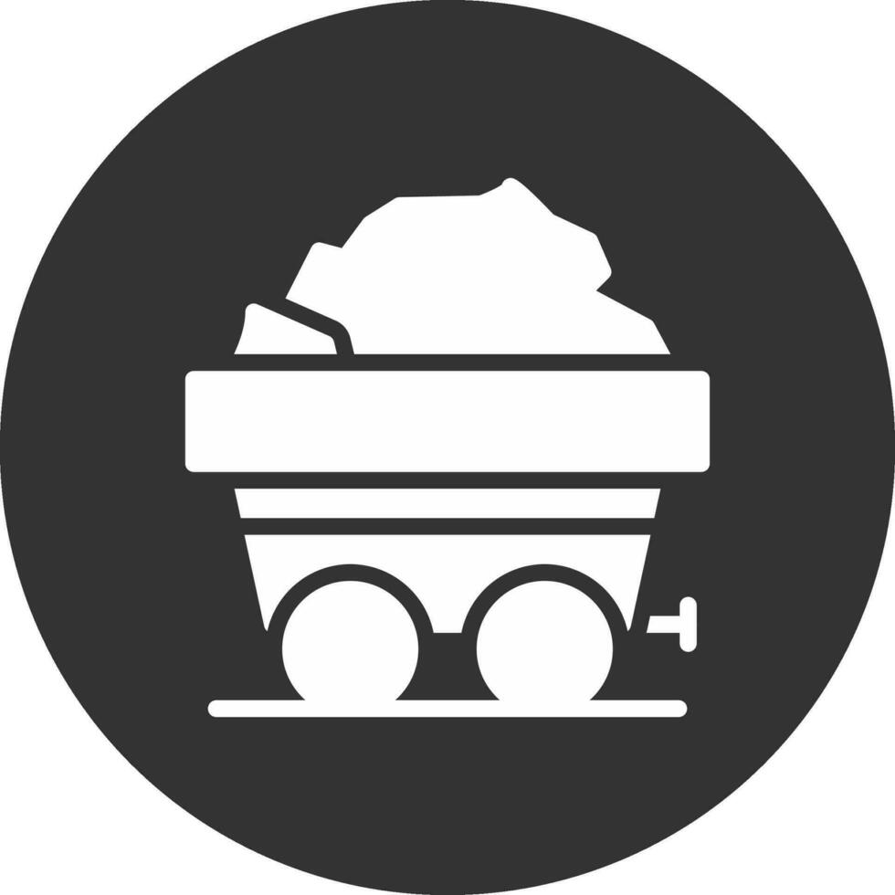 diseño de icono creativo de minería vector