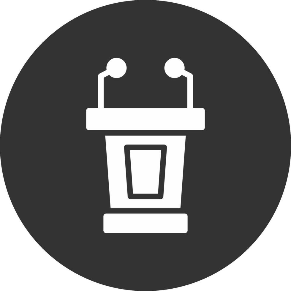 Lectern Creative Icon Design vector