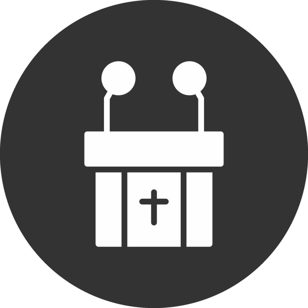 Pulpit Creative Icon Design vector