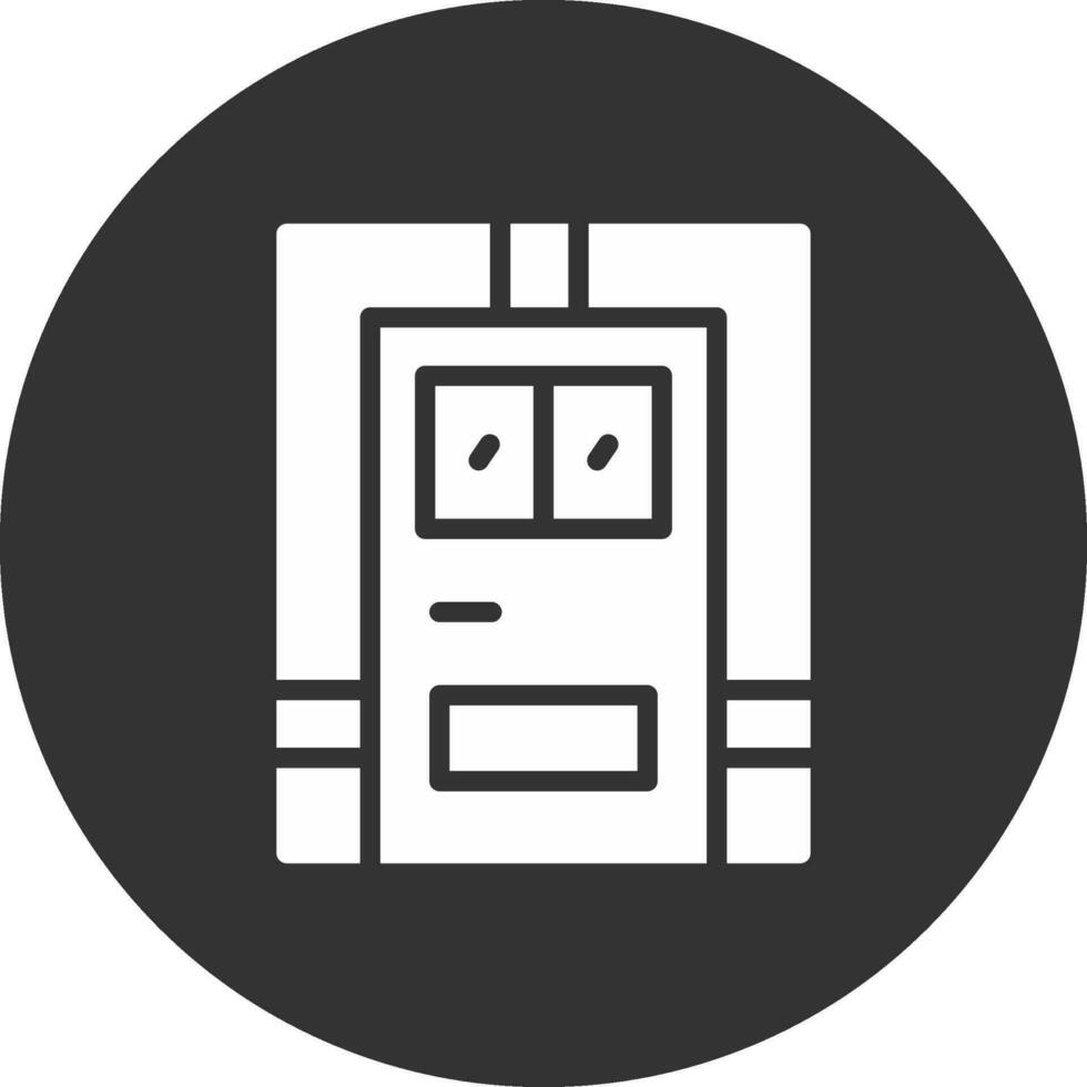 diseño de icono creativo de la puerta de la habitación vector