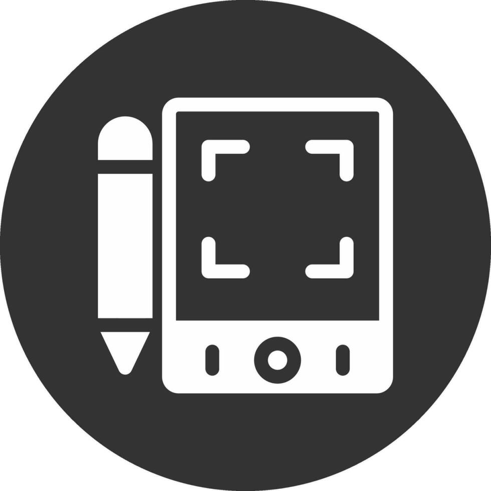 Pen Tablet Creative Icon Design vector