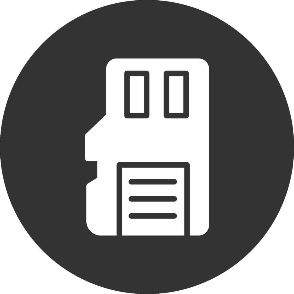 Sd Card Creative Icon Design vector