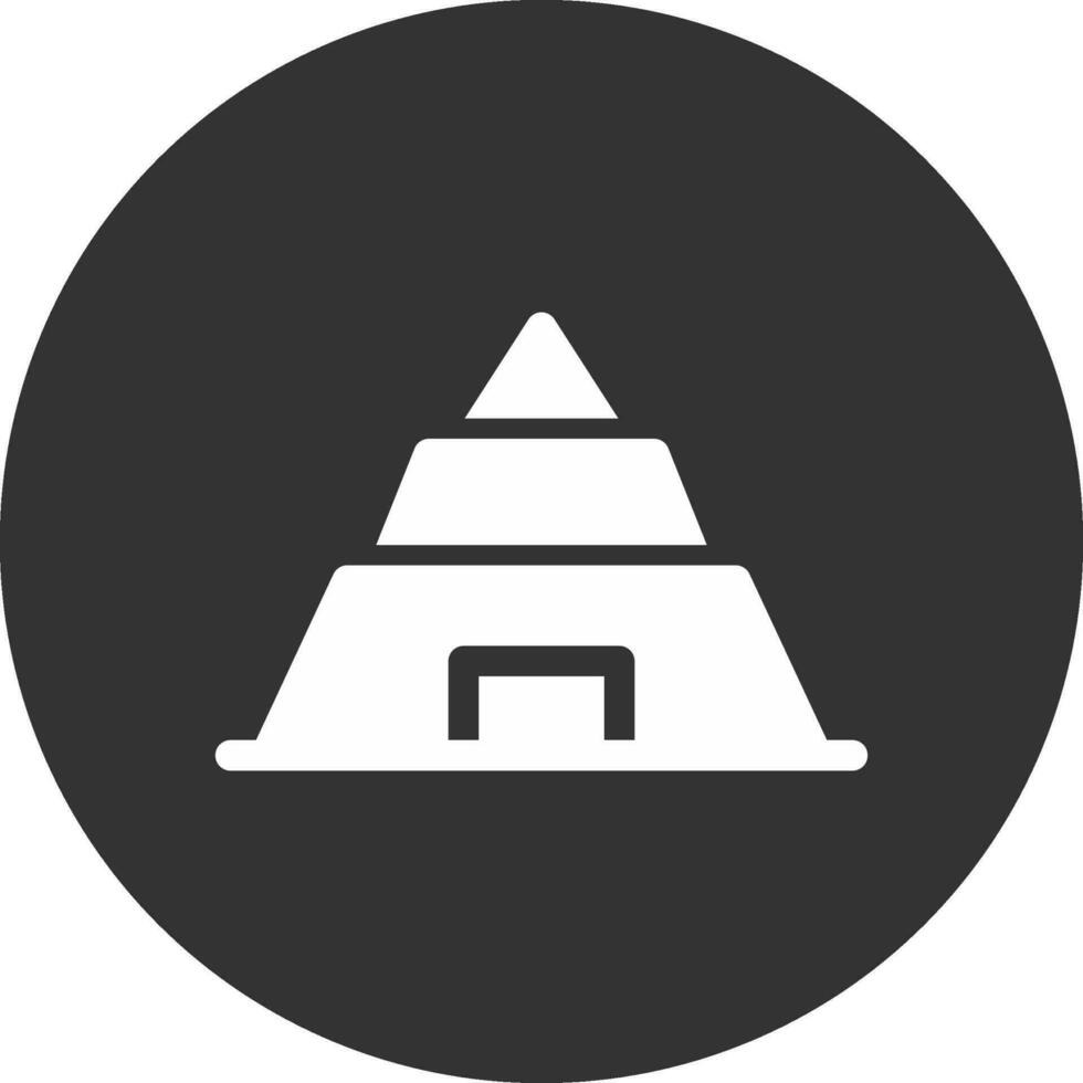 Pyramid Creative Icon Design vector