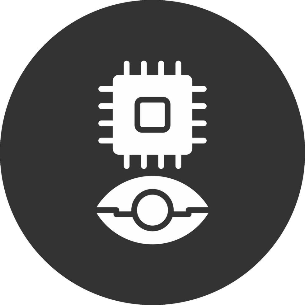 Eye Augmentation Creative Icon Design vector