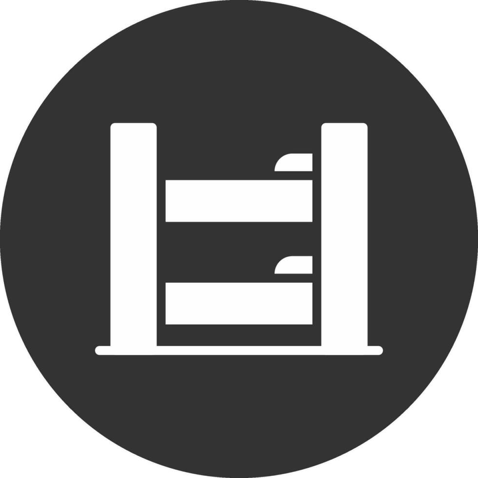 Bunk Bed Creative Icon Design vector