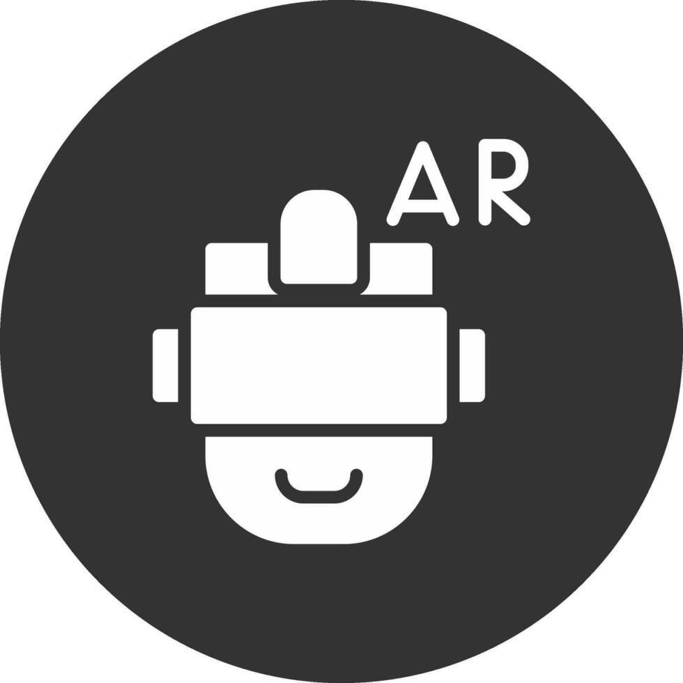Ar Helmet Creative Icon Design vector