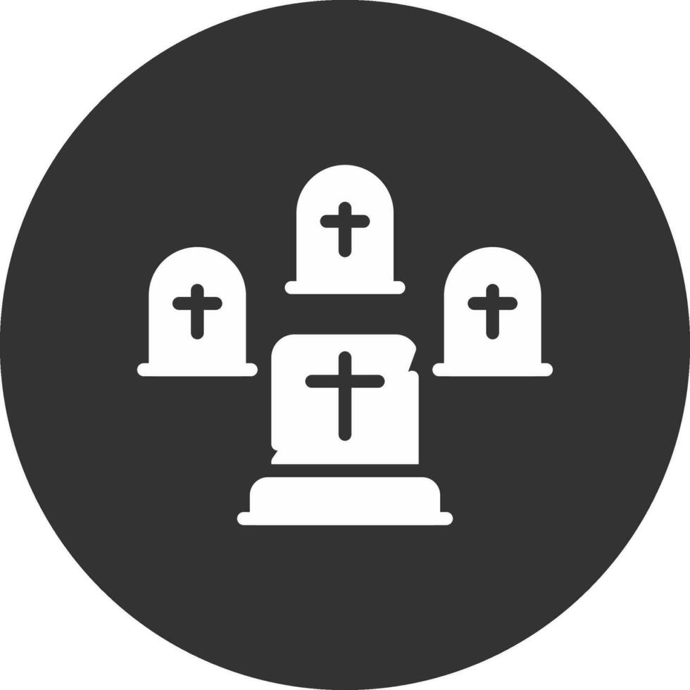 cementerio creativo icono diseño vector