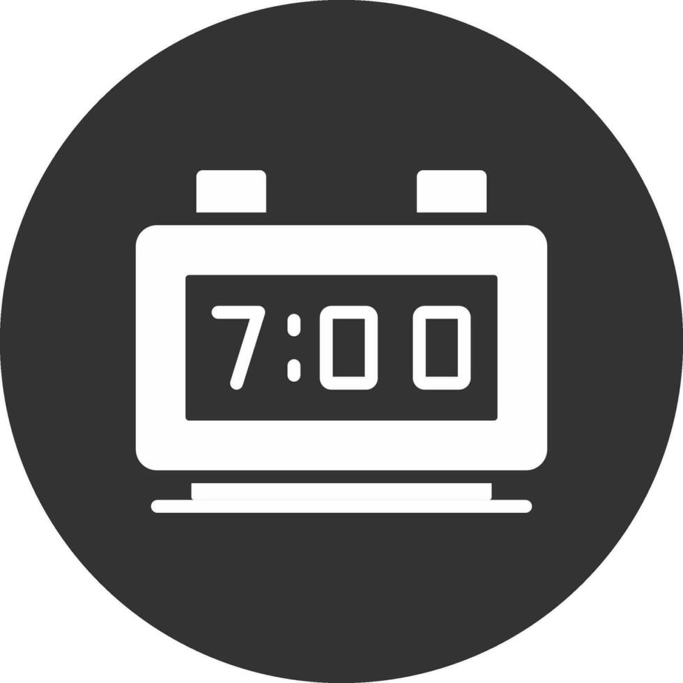 Digital Clock Creative Icon Design vector