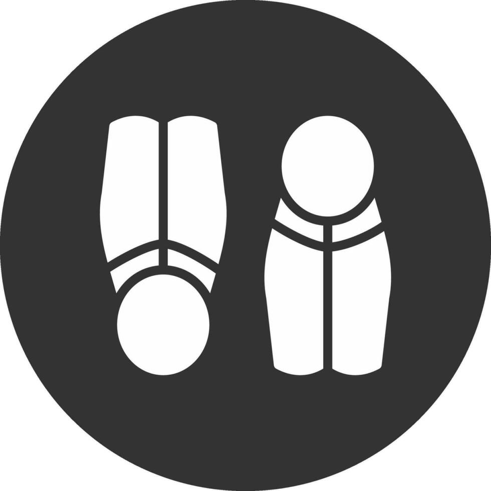 Flippers Creative Icon Design vector